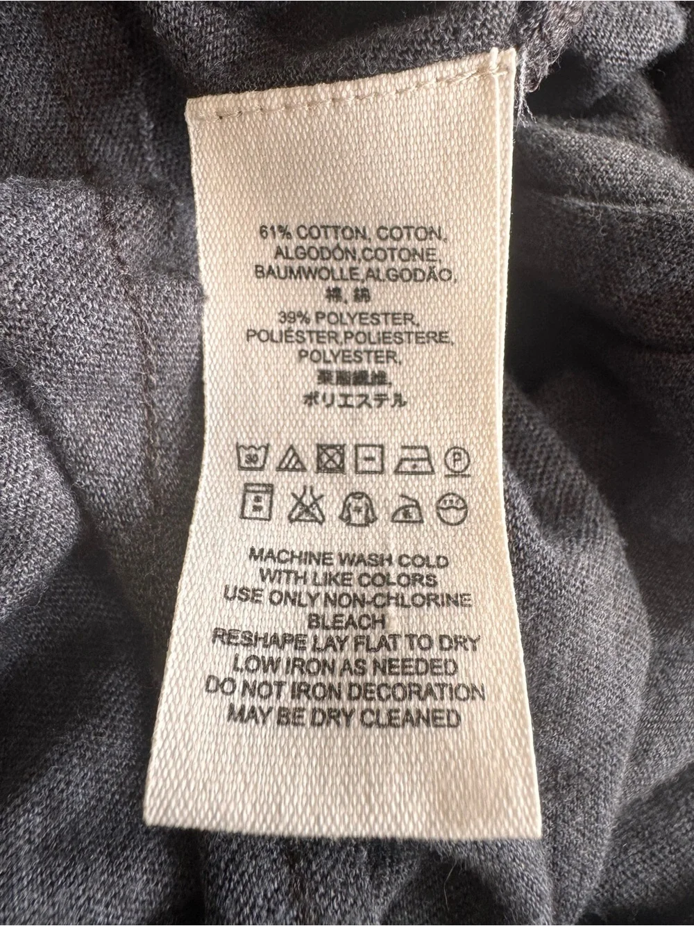 Smocked Yoke Long-Sleeve Pullover Sweatshirt Charcoal FREE PEOPLE NEW ROMANTICS - Picture 7 of 13